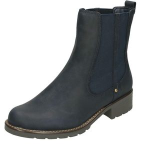 Clarks, Womens Blue Chelsea Orinoco Boot, US Size 8 1/2